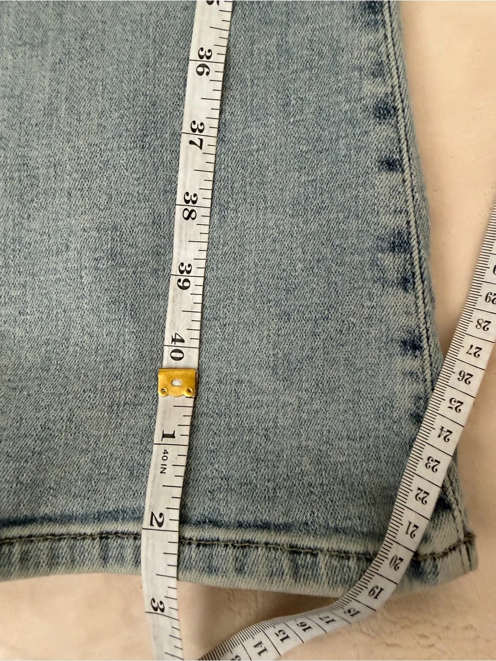 Veronica Beard Beverly Skinny Flare Jeans 29 High Rise Light Wash